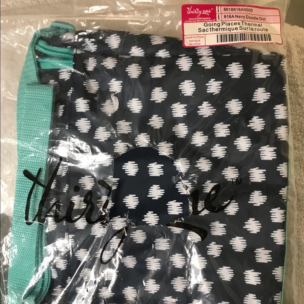 ThirtyOne Going Places Thermal in Navy Dot Doodle